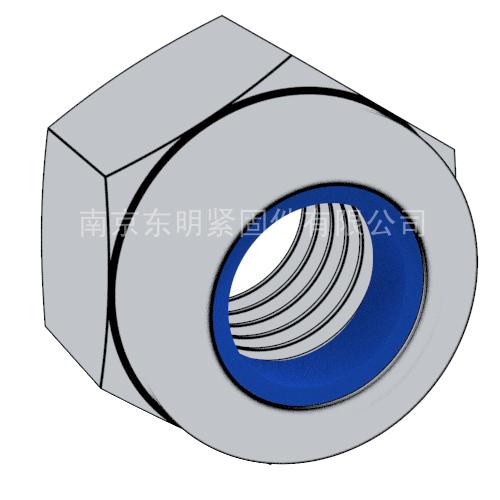 GB/T 889.2 - 2016 1型非金屬嵌件六角鎖緊螺母 細牙